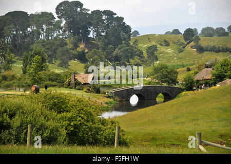 Hobbiton movie set, Isla del Norte, Nueva Zelanda