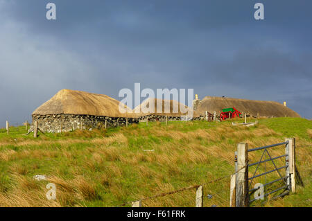 Museo de la vida en la isla, Kilmuir, Isla de Skye, Western Highlands, Escocia, U K, Europa Foto de stock