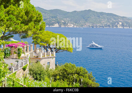 Portofino, la costa de Liguria Foto de stock