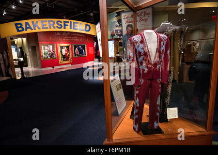 El sonido de Bakersfield exposición en el Country Music Hall of Fame en Nashville, TN. Foto de stock