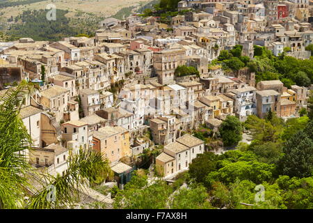 Ragusa Ibla (ciudad baja), Sicilia, Italia LA UNESCO Foto de stock
