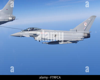 La RAF Typhoon fighter Foto de stock