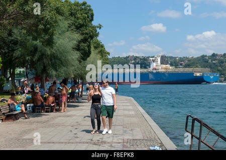 Estambul, Bósforo Bebek am bei, Foto de stock