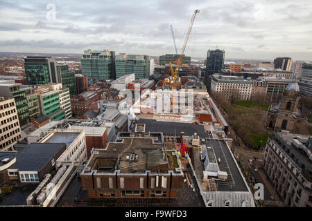 Vistas del Centro de la ciudad de Birmingham, West Midlands, Reino Unido. Foto de stock