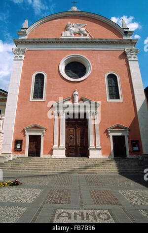 Itay, Trentino Alto Adigio, Rovereto, Chiesa, Iglesia de San Marcos Foto de stock