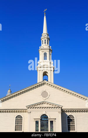 La Primera Iglesia Bautista, Providence, Rhode Island, EE.UU. Foto de stock