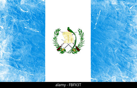 La bandera de Guatemala Foto de stock