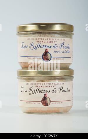 Macetas con productos locales y especialidades (28) Eure et Loir, Centro Foto de stock