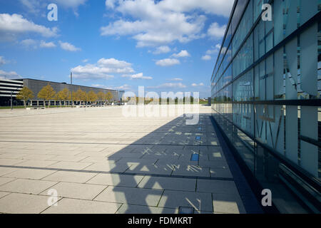 Schoenefeld, Alemania, Willy-Brandt-Platz en BER Foto de stock