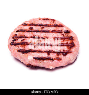 Asado de hamburguesas de carne de cocodrilo aislados en un estudio de fondo  blanco Fotografía de stock - Alamy