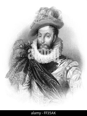 Sir Walter Raleigh, 1554 - 1618, un aristócrata inglés, escritor, poeta y explorer Foto de stock