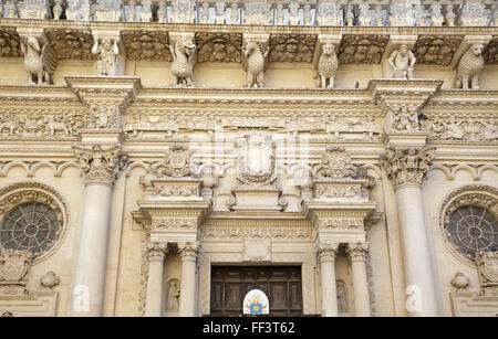 La Basílica di Santa Croce, Lecce, Puglia, Italia