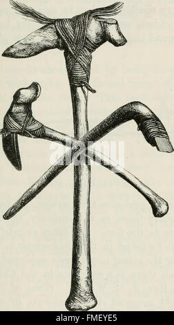 La antigua piedra herramientas, armas y ornamentos, de Gran Bretaña (1872)