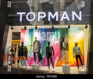 de ropa Topman en Eldon shopping center, Newcastle Tyne, Inglaterra. UK Fotografía de stock - Alamy