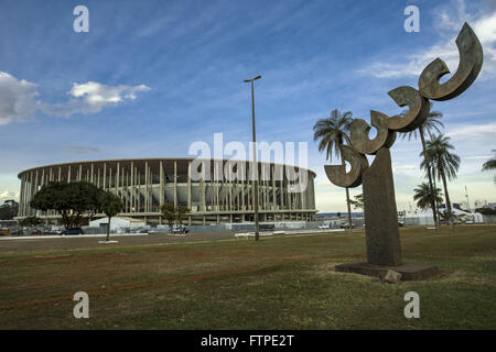 Estadio Estadio Nacional de Brasilia Mane Garrincha conocido como Foto de stock