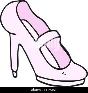 Dibujado a mano alzada de dibujos animados zapatos de tacón alto Imagen Vector de stock - Alamy Dibujado a mano alzada de dibujos animados zapatos de tacón alto Imagen Vector de stock - Alamy