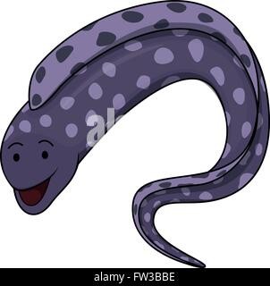 Anguila Electrica Animal Dibujo Animado Color Dibujo Vectorial Imagen Vector De Stock Alamy