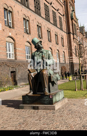 Estatua de Hans Christian Anderson Foto de stock
