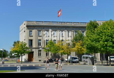 Botschaft Schweiz, Otto-von-Bismarck-Allee, Tiergarten, Mitte, Berlin, Deutschland Foto de stock