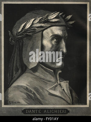Dante Alighieri 1265-1321 Retrato de Gustave Doré