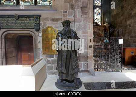 Estatua de John Knox. La Catedral de St Giles.Edimburgo Foto de stock