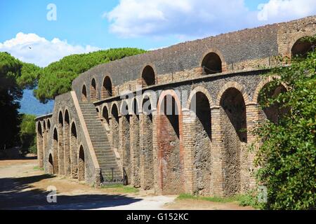 Arena antigua Pompeya, Campania, Italia
