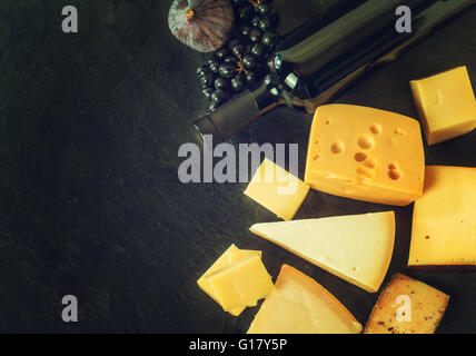 Diferentes tipos de quesos