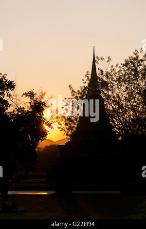 Templo de Sukhothai Tailandia Foto de stock