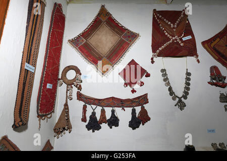BANJARA Banjara casta - artículos mostrados en museo, Mahur Mahur Village, Maharashtra, India