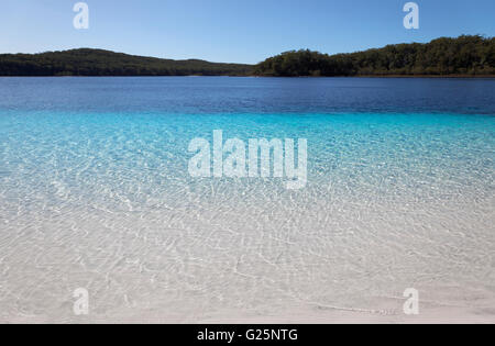 Lago McKenzie, Sitio del Patrimonio Mundial de la UNESCO, la isla de Fraser, el Parque Nacional Great Sandy, Queensland, Australia