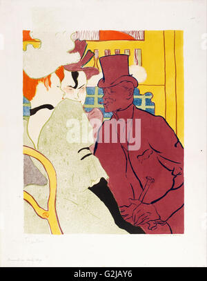 Henri de Toulouse-Lautrec - Un inglés en el Moulin Rouge - Museum of Fine Arts, Budapest