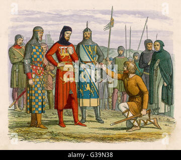 Piers Gaveston, el favorito del rey Eduardo II es decapitado y su cabeza presentada al Conde de Lancaster Fecha: 19 de junio de 1312