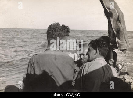Operación Albumen - El escape de Creta - Segunda Guerra Mundial Foto de stock