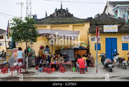 Mercado callejero en Hoi An, Vietnam, Sudeste de Asia, Asia Foto de stock