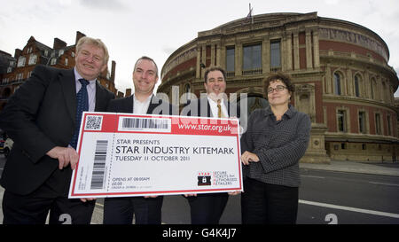 Nuevo billete para la industria Kitemark Foto de stock