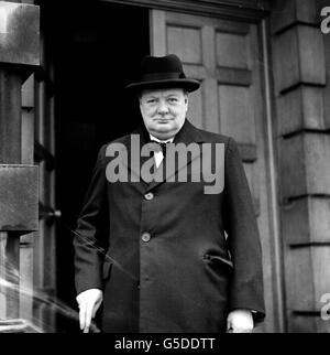 Winston Churchill : 1939 Foto de stock