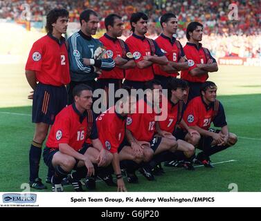 El fútbol. Euro 96. Francia v España Foto de stock