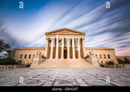 Edificio de la Corte Suprema de los Estados Unidos en Washington DC, Estados Unidos.