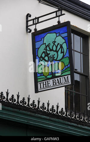 El Pub Baum en Rochdale Foto de stock