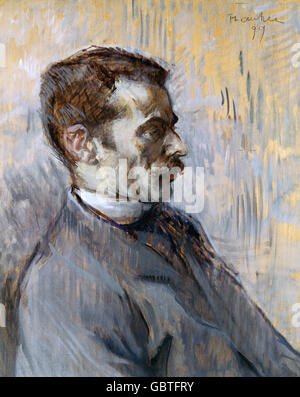 Bellas artes, Henri de Toulouse-Lautrec, (1864 - 1901), pintura, 'Msobre Gardien" (mi cuidador), 1899, Museo de Albi,