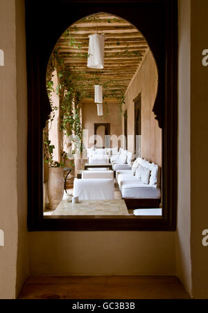 Riad Caravasar, Marrakech, Marruecos, África Foto de stock