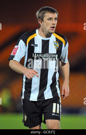 Fútbol - Coca-Cola Football League Two - Port Vale v Rotherham United - Vale Park. Adam Yates, Port Vale Foto de stock