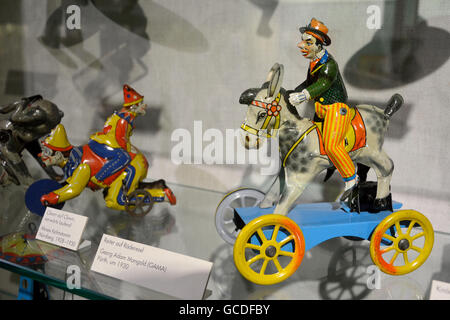 El museo del juguete en Nuremberg Spielzeugmuseum Foto de stock