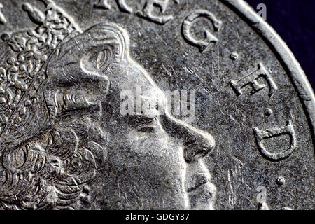 Moneda de una libra Foto de stock