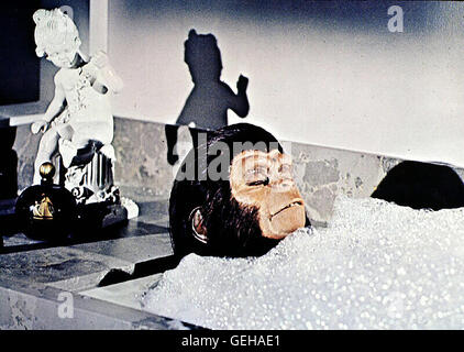 Kim Hunter Zira (Kim Hunter) entspannt sich. *** *** Título Local 1971, Huida del Planeta de los Simios, Planeta Affen Flucht Vom Der