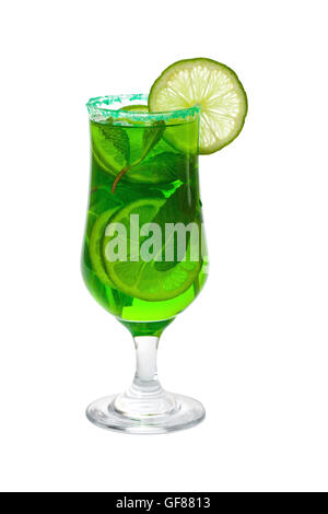 Limón y menta verde, bebida para el Día de San Patricio