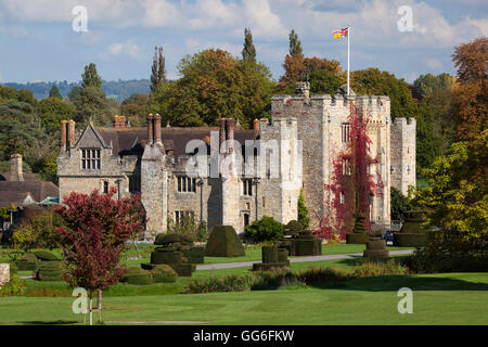 El castillo de Hever y jardines, Hever, Kent, Inglaterra, Reino Unido, Europa