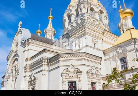 Catedral Pokrovsky, Bolshaya Marskaya Calle Sebastopol Crimea Europa oriental Foto de stock