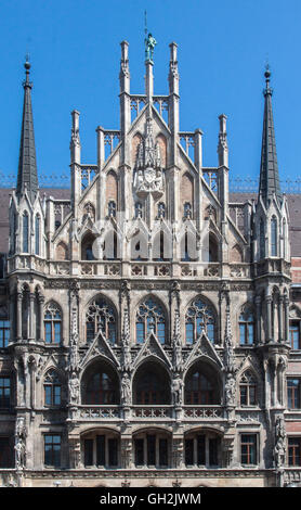 New Town Hall Munich Alemania Foto de stock