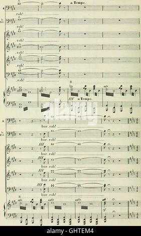 Thamara; ópera en quatre tableaux. Poème de Louis Gallet. Partición réduite pour canto y piano par Van den Heuvel (1892) Foto de stock
